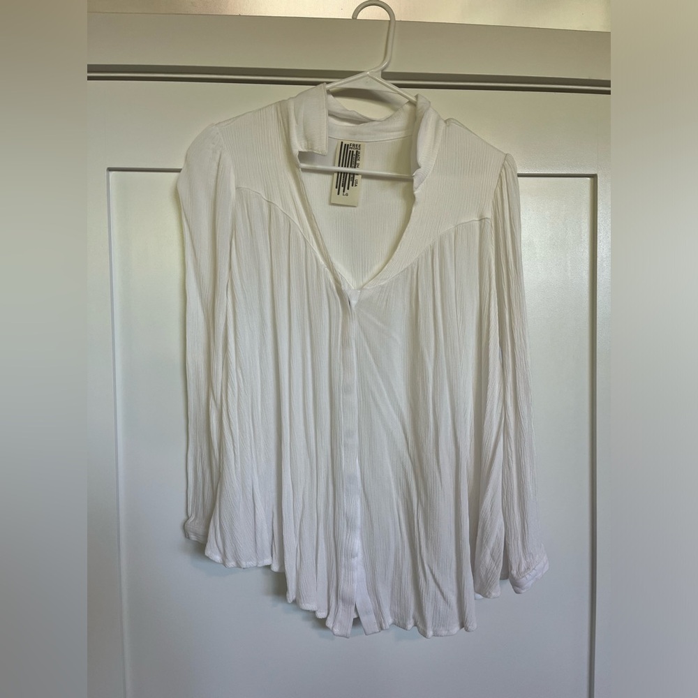 Free People white blouse